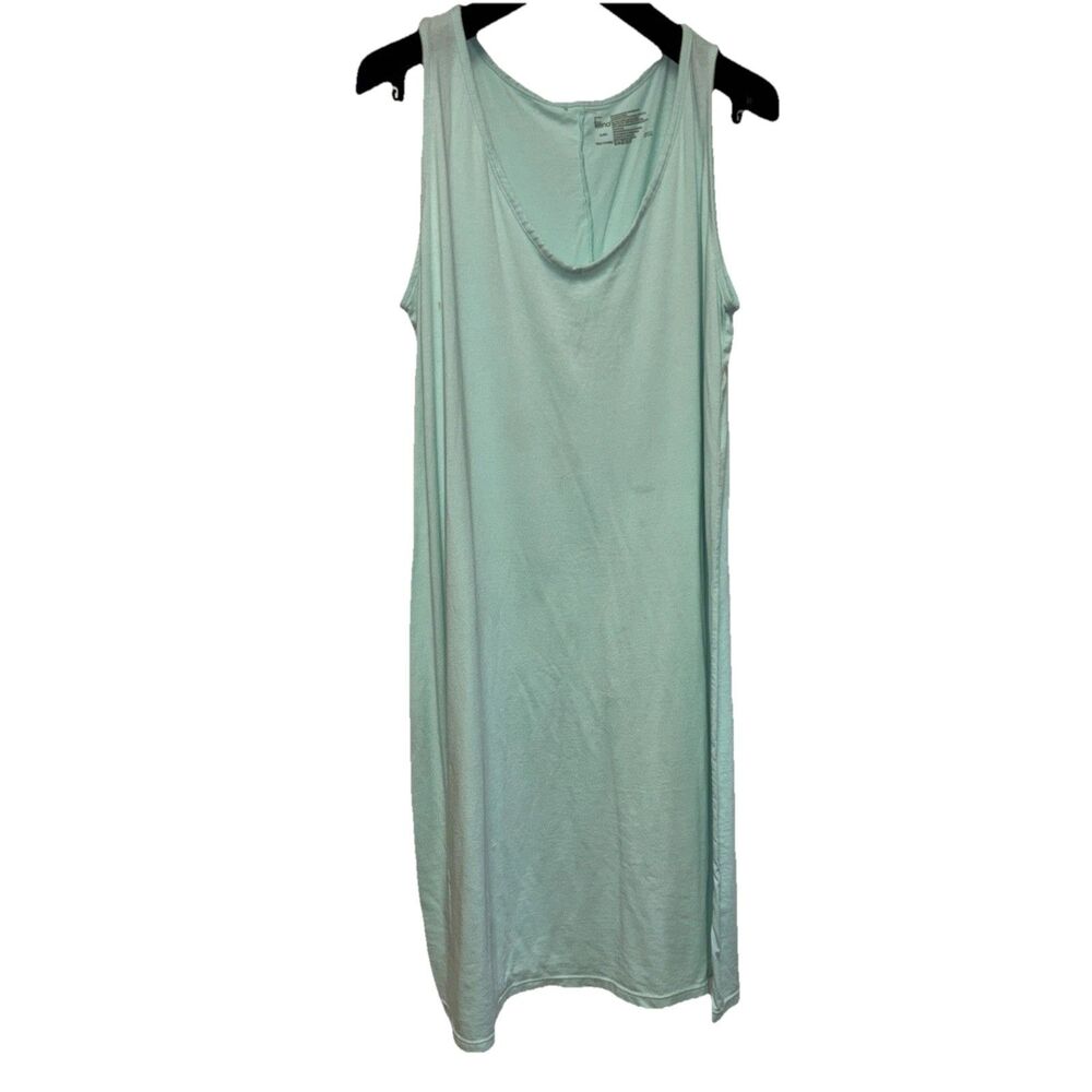 Felina Women Stretch Sleeveless Sleep Dress Pullover XL Light Green